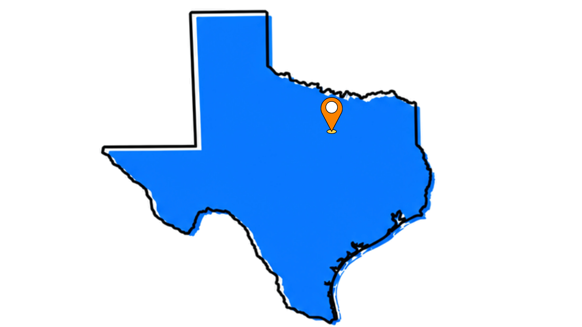 Dallas Fort Worth clinical trials location graphic