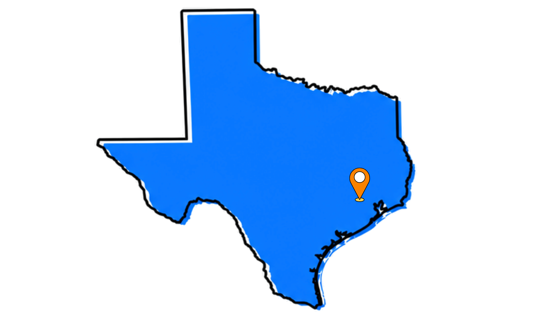 Houston Texas clinical trials location graphic