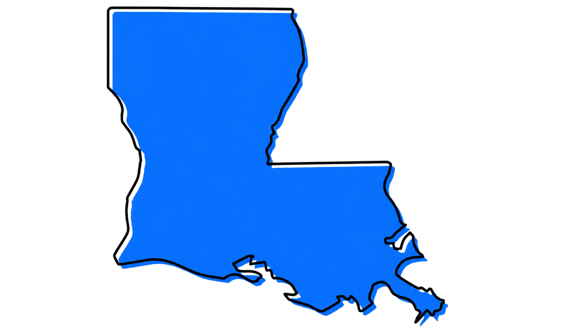 Louisiana clinical trials location graphic